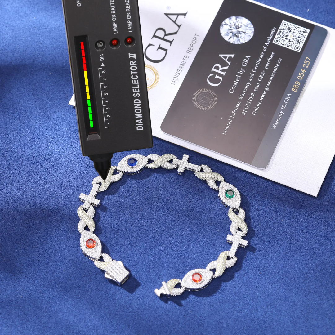 The JLM Crowned Covenant Bracelet 8 Inches