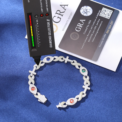 The JLM Crowned Covenant Bracelet 8 Inches