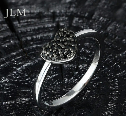 JLM Black Sparkle Ring